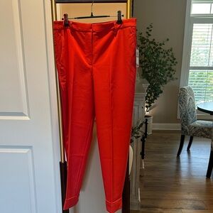 Vince Camuto Bright Red Women’s Tailored Dress Pants size 12 NWT